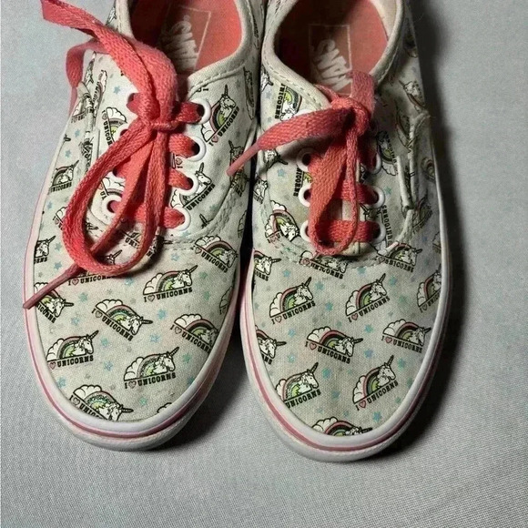 Girls size 2.5 unicorn vans shoes, #G273 - Picture 4 of 8